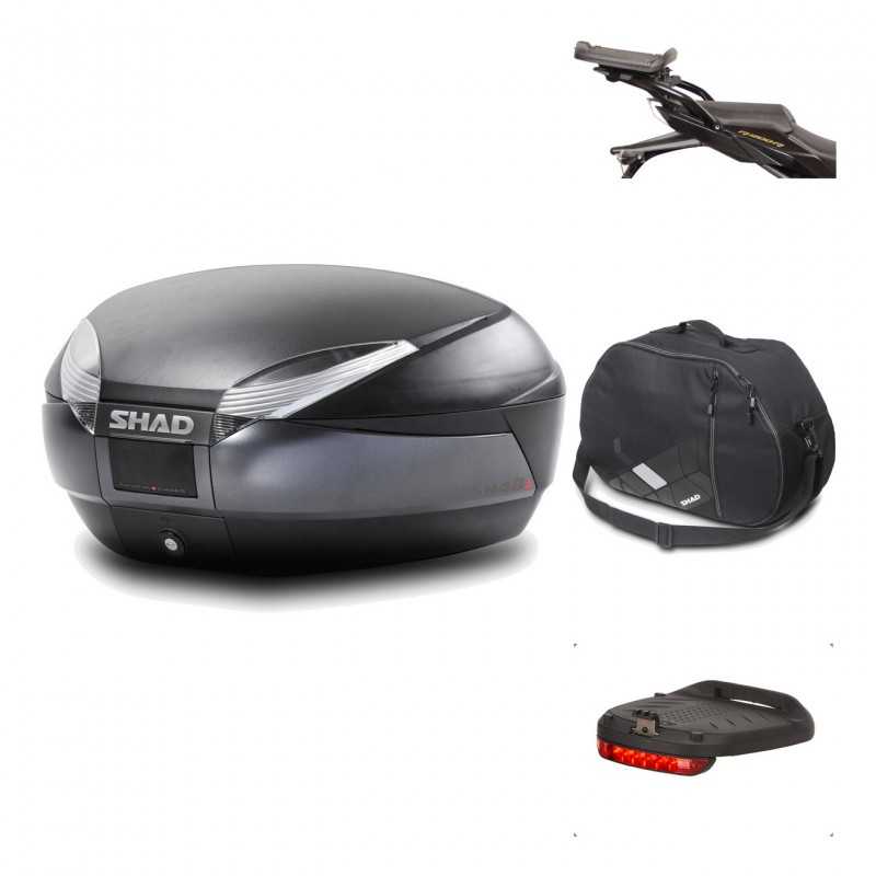Rear trunk + mounting hardware + accessories  SH48 DARK GREY PREMIUM