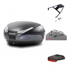 Rear trunk + mounting hardware + accessories  SH48 DARK GREY PREMIUM