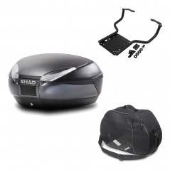 Back trunk + big top fitting + internal bag  SH48 DARK GREY PREMIUM