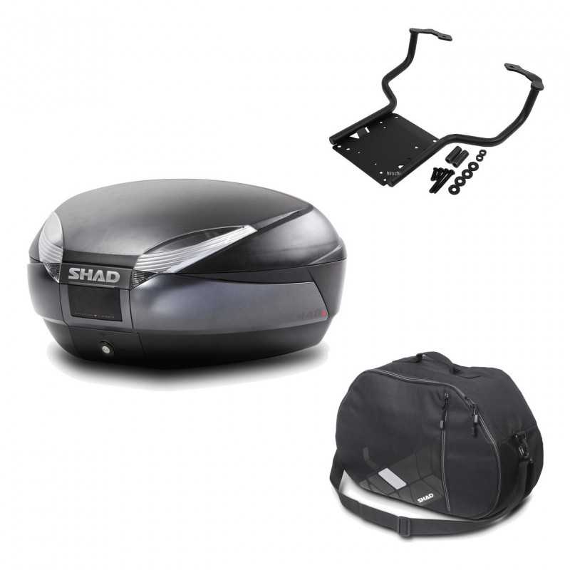 Back trunk + big top fitting + internal bag  SH48 DARK GREY PREMIUM