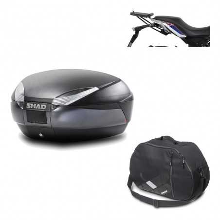 Back trunk + big top fitting + internal bag SH48 DARK GREY PREMIUM