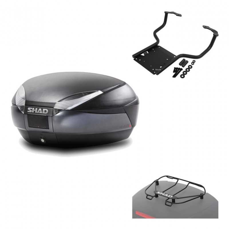 Back trunk + big top fitting + top grid rack  SH48 DARK GREY PREMIUM