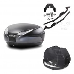 Back trunk + big top fitting + internal bag  SH48 DARK GREY PREMIUM