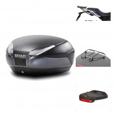 Rear trunk + mounting hardware + accessories  SH48 DARK GREY PREMIUM