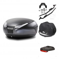 Rear trunk + mounting hardware + accessories  SH48 DARK GREY PREMIUM