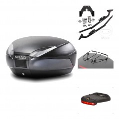 Rear trunk + mounting hardware + accessories  SH48 DARK GREY PREMIUM