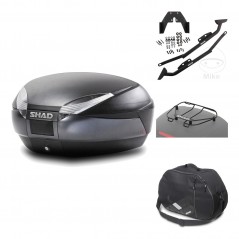 Rear trunk + mounting hardware + accessories  SH48 DARK GREY PREMIUM