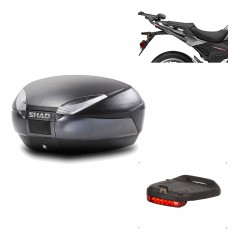 Back trunk + big top fitting + brake light  SH48 DARK GREY PREMIUM