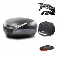 Rear trunk + mounting hardware + accessories  SH48 DARK GREY PREMIUM