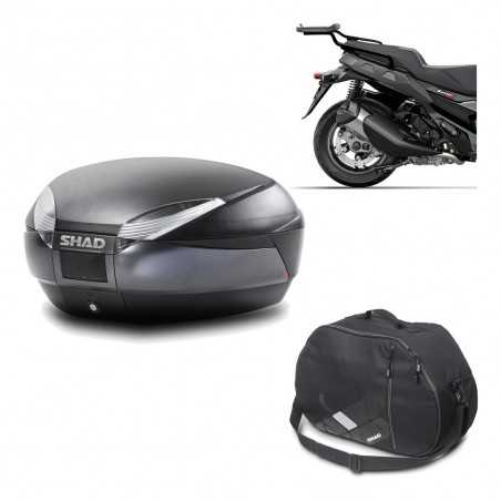 Back trunk + big top fitting + internal bag SH48 DARK GREY PREMIUM