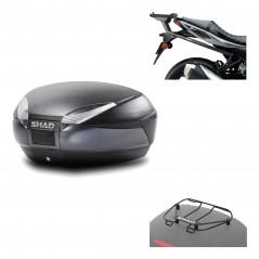 Back trunk + big top fitting + top grid rack  SH48 DARK GREY PREMIUM