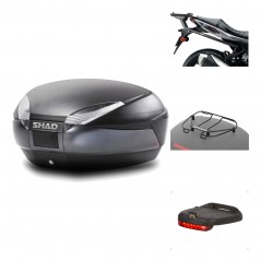 Rear trunk + mounting hardware + accessories  SH48 DARK GREY PREMIUM