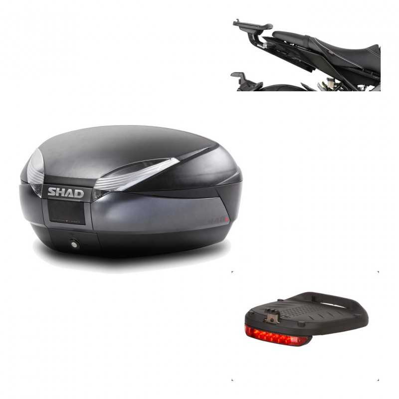 Back trunk + big top fitting + brake light  SH48 DARK GREY PREMIUM
