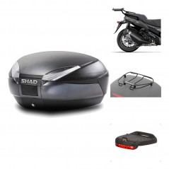 Rear trunk + mounting hardware + accessories  SH48 DARK GREY PREMIUM
