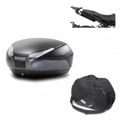 Back trunk + big top fitting + internal bag  SH48 DARK GREY PREMIUM