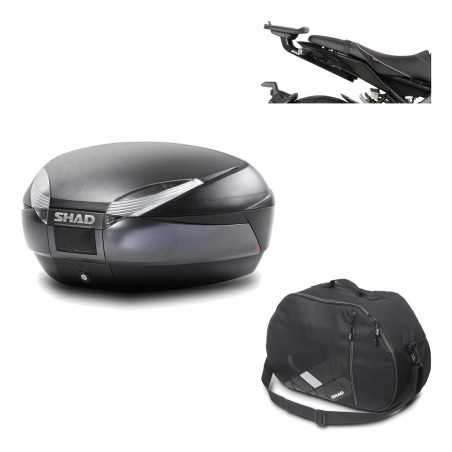 Back trunk + big top fitting + internal bag SH48 DARK GREY PREMIUM