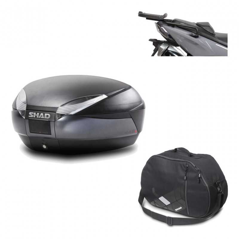 Back trunk + big top fitting + internal bag  SH48 DARK GREY PREMIUM