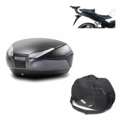 Back trunk + big top fitting + internal bag  SH48 DARK GREY PREMIUM