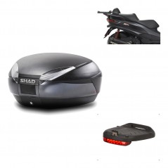 Back trunk + big top fitting + brake light  SH48 DARK GREY PREMIUM
