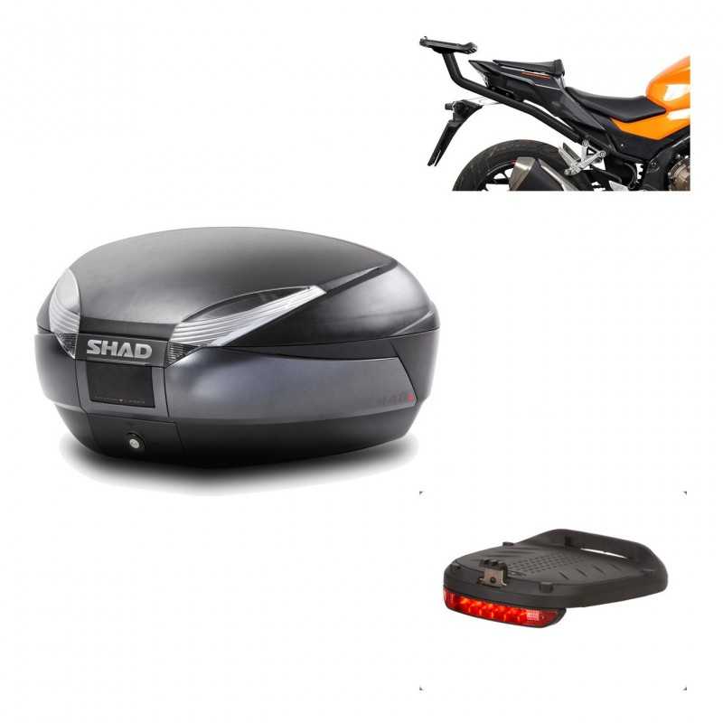 Back trunk + big top fitting + brake light  SH48 DARK GREY PREMIUM
