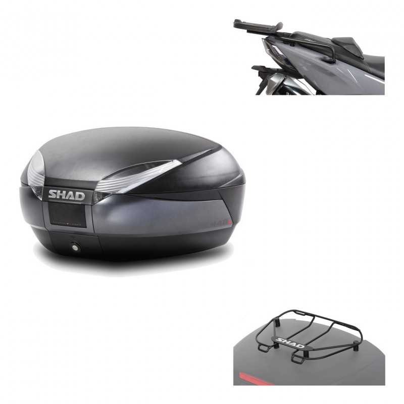 Back trunk + big top fitting + top grid rack  SH48 DARK GREY PREMIUM
