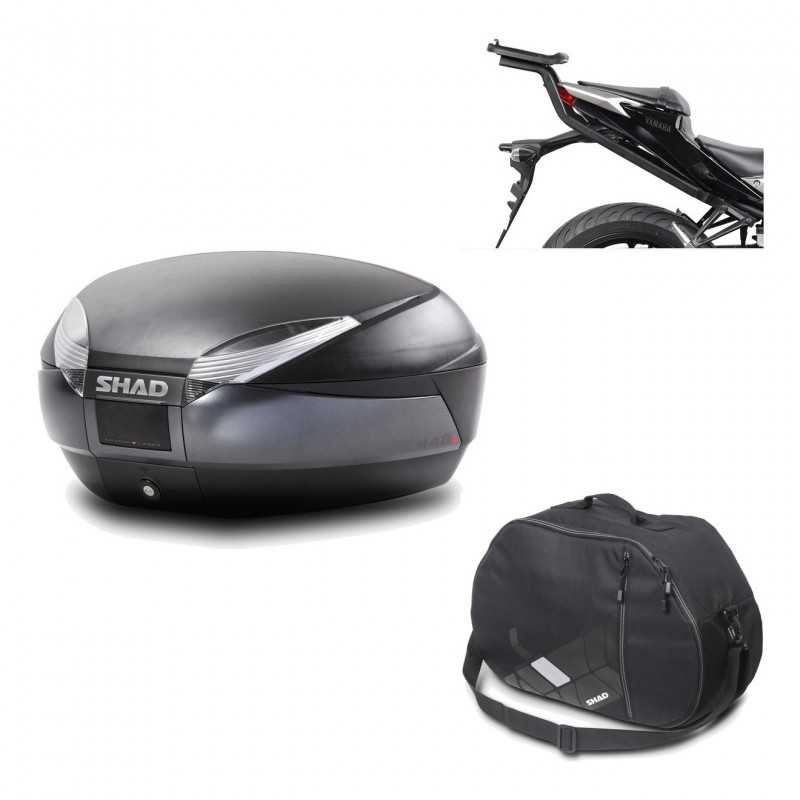 Back trunk + big top fitting + internal bag  SH48 DARK GREY PREMIUM