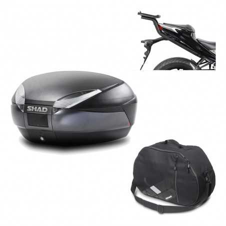 Back trunk + big top fitting + internal bag SH48 DARK GREY PREMIUM