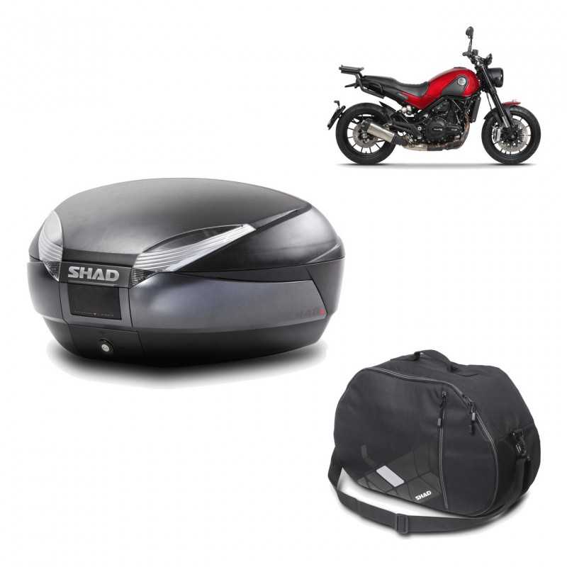 Back trunk + big top fitting + internal bag  SH48 DARK GREY PREMIUM