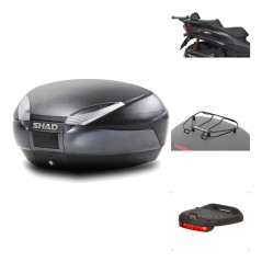 Rear trunk + mounting hardware + accessories  SH48 DARK GREY PREMIUM