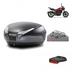 Rear trunk + mounting hardware + accessories  SH48 DARK GREY PREMIUM