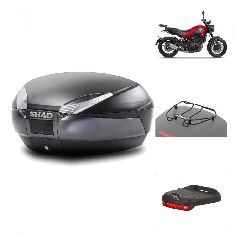 Rear trunk + mounting hardware + accessories  SH48 DARK GREY PREMIUM
