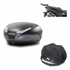 Back trunk + big top fitting + internal bag  SH48 DARK GREY PREMIUM