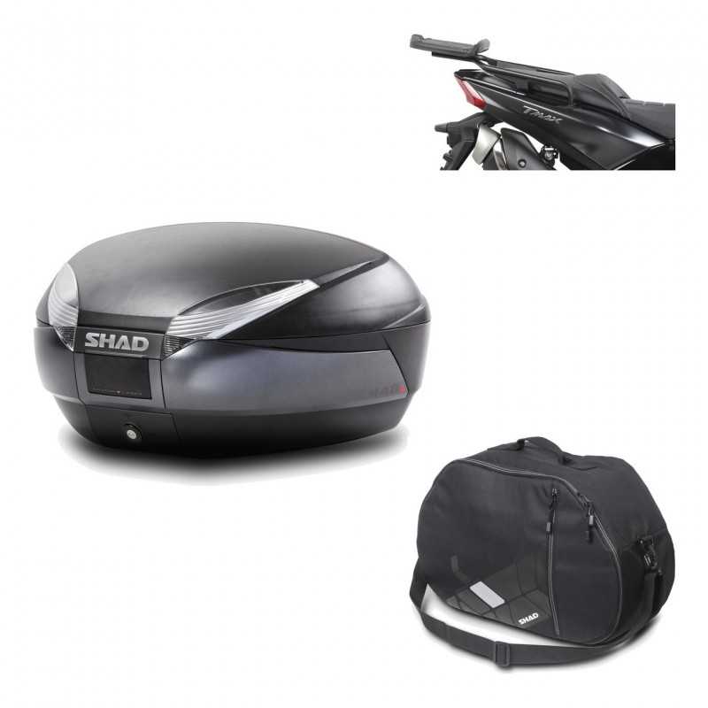 Back trunk + big top fitting + internal bag  SH48 DARK GREY PREMIUM