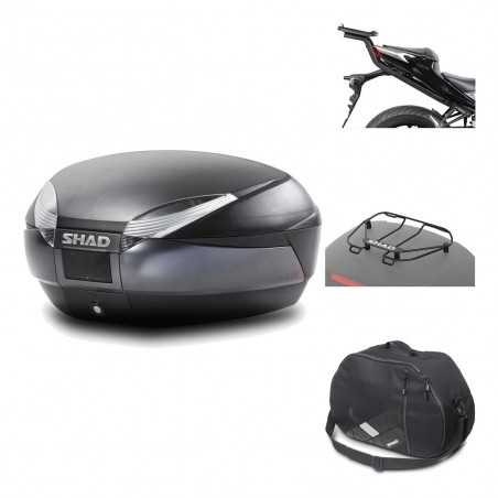 Rear trunk + mounting hardware + accessories  SH48 DARK GREY PREMIUM