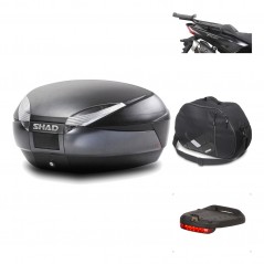 Rear trunk + mounting hardware + accessories  SH48 DARK GREY PREMIUM