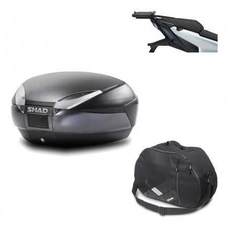 Back trunk + big top fitting + internal bag SH48 DARK GREY PREMIUM