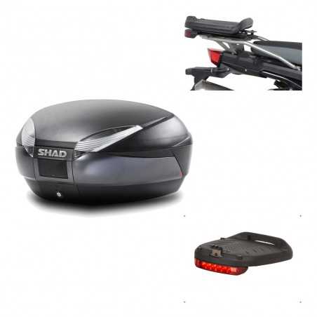 Back trunk + big top fitting + brake light  SH48 DARK GREY PREMIUM