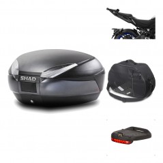 Rear trunk + mounting hardware + accessories  SH48 DARK GREY PREMIUM