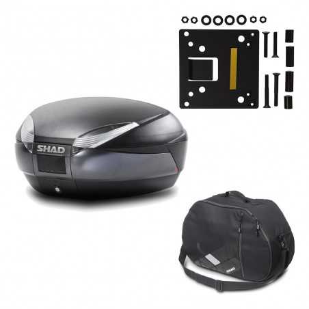 Back trunk + big top fitting + internal bag  SH48 DARK GREY PREMIUM