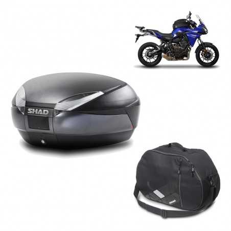 Back trunk + big top fitting + internal bag  SH48 DARK GREY PREMIUM