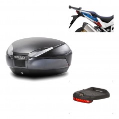 Back trunk + big top fitting + brake light  SH48 DARK GREY PREMIUM