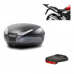 Back trunk + big top fitting + brake light  SH48 DARK GREY PREMIUM