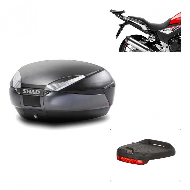 Back trunk + big top fitting + brake light  SH48 DARK GREY PREMIUM
