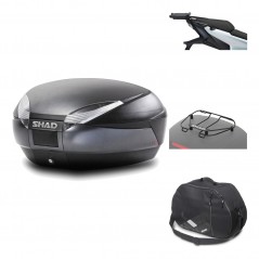 Rear trunk + mounting hardware + accessories  SH48 DARK GREY PREMIUM