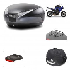 Rear trunk + mounting hardware + accessories  SH48 DARK GREY PREMIUM