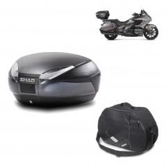 Back trunk + big top fitting + internal bag  SH48 DARK GREY PREMIUM