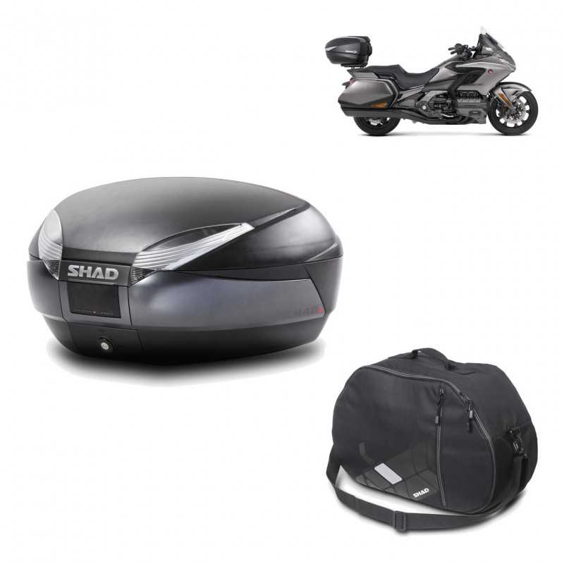 Back trunk + big top fitting + internal bag  SH48 DARK GREY PREMIUM