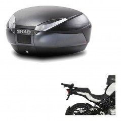 SHAD Baul trasero + herraje montaje SH48 DARK GREY PREMIUM KIT-190250