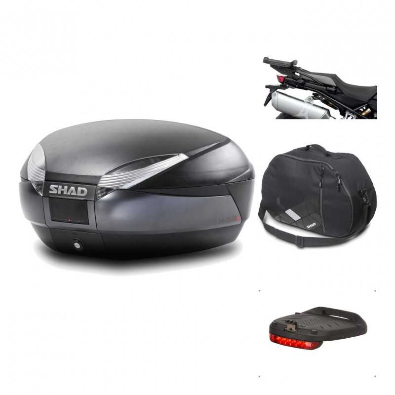 Rear trunk + mounting hardware + accessories  SH48 DARK GREY PREMIUM