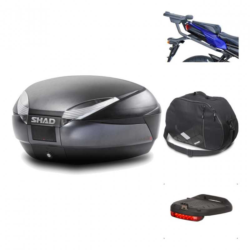Rear trunk + mounting hardware + accessories  SH48 DARK GREY PREMIUM